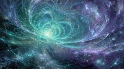 Wall Mural - Abstract Colorful Space Galaxy Nebula