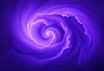 Wall Mural - swirling nebula of amethyst hues, deep violet gradients, wallpaper, tones