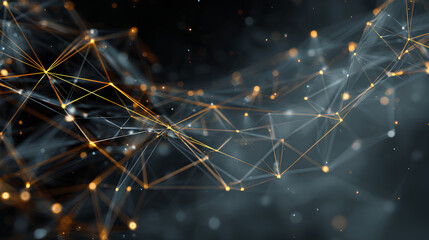 Canvas Print - abstract tech network connection dots. digital technology and big data analysis background. white ba