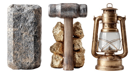 Isolated Objects on Transparent Background for Creative Use