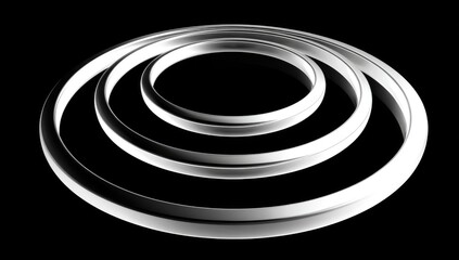 Abstract design of concentric circles