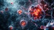 © สมเจตน์ หนูแก้ว - Cellular activity in microscopic environment exploring the intricacies of life at a molecular level