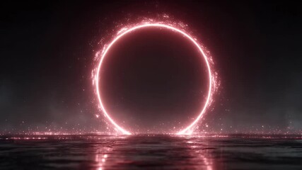 Wall Mural - Dramatic visual representations of black holes or eclipses with glowing energy rings
