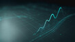 © CreativeIMGIdeas - Dynamic Curve of Progress: A digitally rendered graph showcasing a continuous, ascending line symbolizing growth, trend, and momentum, evoking a sense of movement and progress.