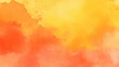 © suldev - Orange and yellow gradient watercolor background, texture Stock Illustration