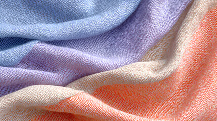 Wall Mural - Pastel Colored Fabric Texture Background