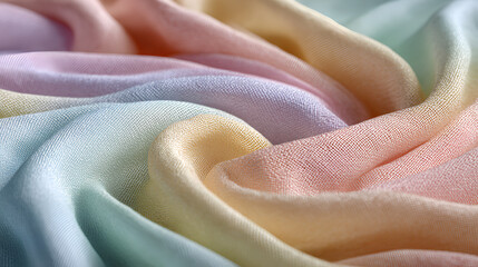 Wall Mural - Pastel Colored Fabric Texture Background