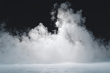 Wall Mural - water splash on black background