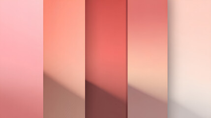 Wall Mural - Vertical Gradient from Muted Coral to Ivory a Smooth Pastel Background Design with Soft Lighting