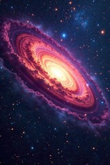 Wall Mural - Vast swirling nebulae, cosmic dust and gas clouds illustrate the immense scale and beauty of the universe's mass A breathtaking cosmic landscape , universe, formation