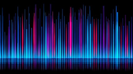 Wall Mural - red and blue technology neon spotlight background, red and blue light background concept illustratio