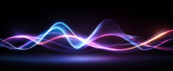 Wall Mural - the design features an abstract blue background suitable for graphic posters and ppt backgrounds
