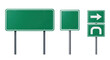 © Maria - Isolated Green Road Signs