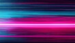 © Cleveland - vibrant glitch inspired digital artwork with neon pink and cyan light streaks and horizontal distortion lines for web design album cover tech branding or futuristic print media