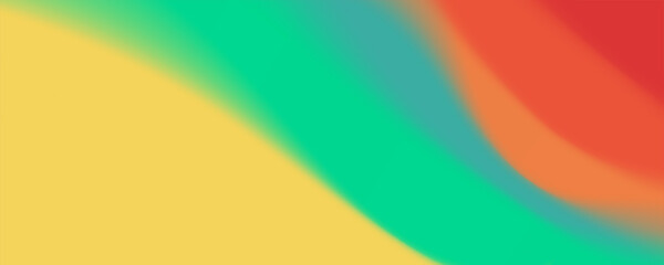 Wall Mural - vibrant abstract gradient background featuring warm and cool tones, including yellow, orange, green,