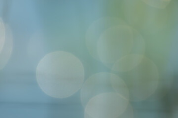 Soft blue bokeh light abstract background