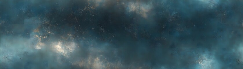 Wall Mural - a vast, textured expanse of deep blues and light grays, featuring swirling clouds of light and dark 