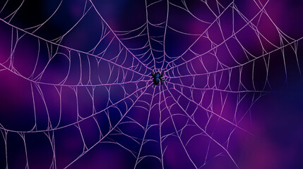 spider web on dark background