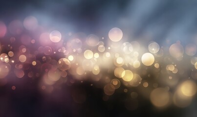 Abstract bokeh background with warm and cool tones