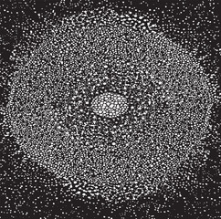 Wall Mural - Circular starburst explosion texture. Distressed uneven grunge background. Abstract vector illustration. Overlay to create interesting effect and depth. Isolated on white background.EPS10.
