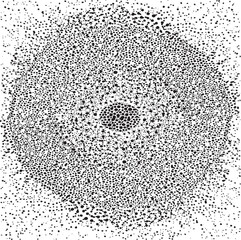 Wall Mural - Circular starburst explosion texture. Distressed uneven grunge background. Abstract vector illustration. Overlay to create interesting effect and depth. Isolated on white background.EPS10.