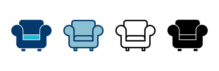 Sofa icon vector isolated on white background. sofa icon illustration. furniture