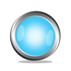 elegant colored button vector image