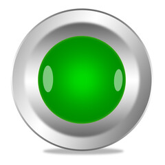 elegant colored button vector image