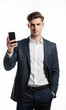 © SujitraDragon - Confident Businessman with Smartphone