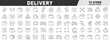 © tutti_frutti - Delivery and shipping line icons for packages, tracking