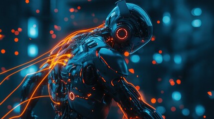 Futuristic robot design
