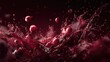 © getox - Explosive Pomegranate Burst - Dramatic Splash Art.