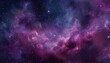 © Yothin - Cosmic Nebula Purple Pink Blue Hues Swirling Gas Dust Stars