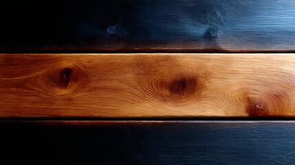 Wall Mural - a sleek contrast of dark and light wood showcases natural textures. the warm wooden plank adds warmt