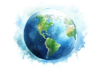 Canvas Print - Earth sphere planet space.