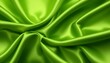 © daeyeong - lime green abstract background. Silk satin velvet fabric. Elegant luxury rich