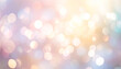 © diadi - Abstract festive background with soft pastel bokeh lights creating a dreamy and magical ethereal atmosphere for celebrations