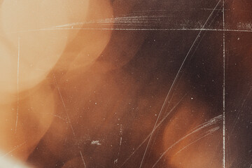 Wall Mural - light leak overlay effect with scratch dust and bokeh light leaks,retro noisy film texture light lea