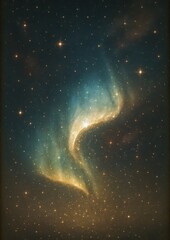Wall Mural - ethereal cosmic nebula mobile wallpaper.