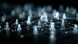 © Nano Photos - Digital representation of a network with glowing nodes connected by lines, symbolizing connectivity and data exchange in cyberspace.