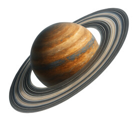 Wall Mural - ringed planet with multiple concentric rings