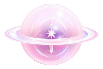 Canvas Print - PNG Saturn astronomy universe planet.