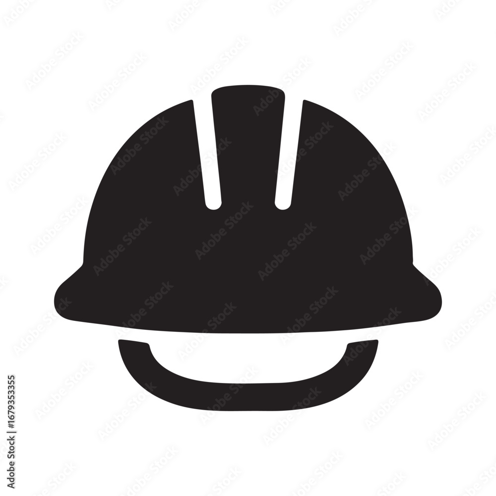 chintali helmet icon Front View Hard Hat with Chin Strap Icon — Construction Safety Helmet Stock  Vector