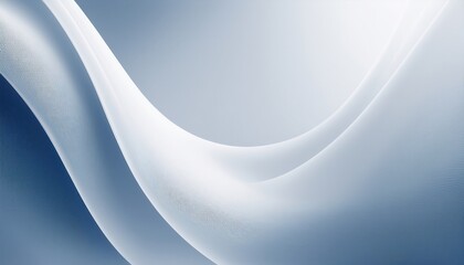 Wall Mural - smooth flowing white wave abstract on blue gradient background with subtle textured lines ideal for 