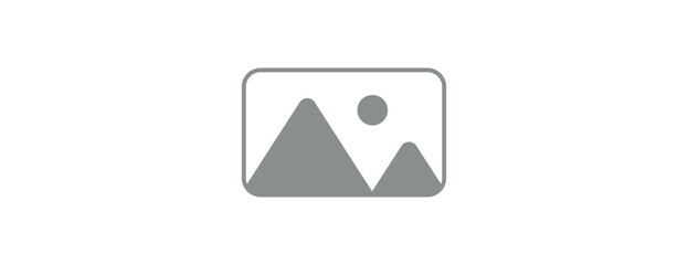 simple image placeholder picture in a minimalist, flat design style