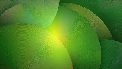 Wall Mural - vibrant green and yellow curved line pattern with abstract circular waves for modern digital backgro