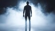 © Tara - Silhouetted man in mysterious smoky atmosphere