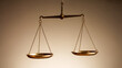 © NikProArt79 - Golden scales of justice, a legal symbol of law and balance
