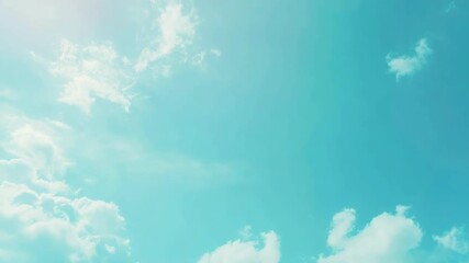 Wall Mural - a plane flies through a clear blue sky with no signs of clouds or obstructions