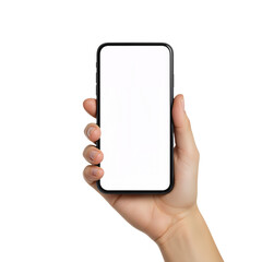 Hand Holding Smartphone – Minimalist Symbol of Modern Connectivity and Technology